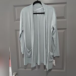 State Of Day Mint Green Open Front Robe